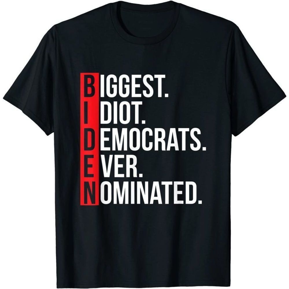 Anti Biden Political Humor Meme Graphic Unisex T-Shirt